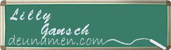 Lilly Gansch Visitenkarte